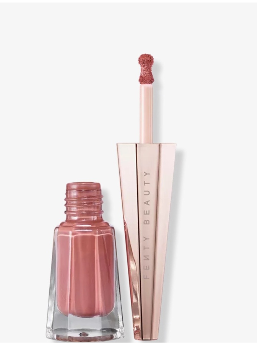 New Fenty Beauty Stunna Lip Paint Travel 0.67 fl oz - 2 mL Uncuffed Dusty Rose